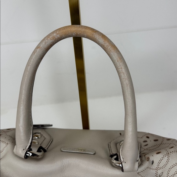 Coach Ashley Laser Cut Tossed Leather Satchel in Grey Taupe F22488 2013 - Picture 5 of 16